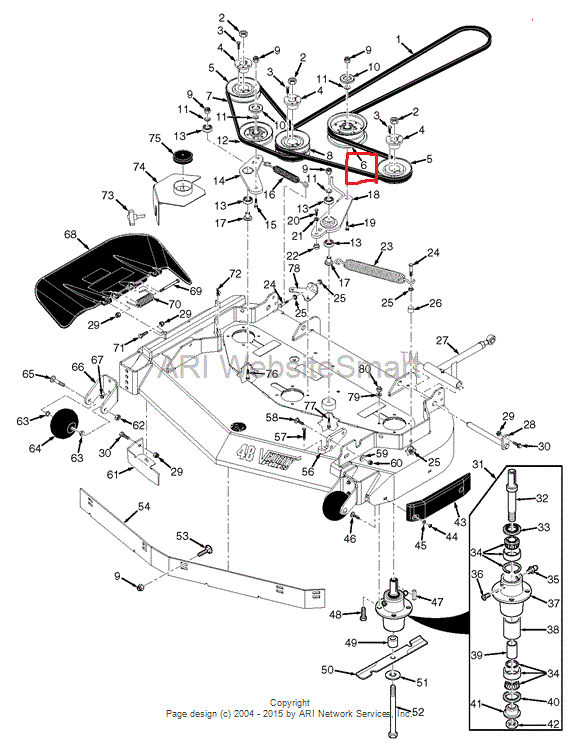 Scag tiger best sale cub drive belt