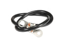 Black  Battery Cable - 6 Gauge - One End 1/4'' One End 3/8''