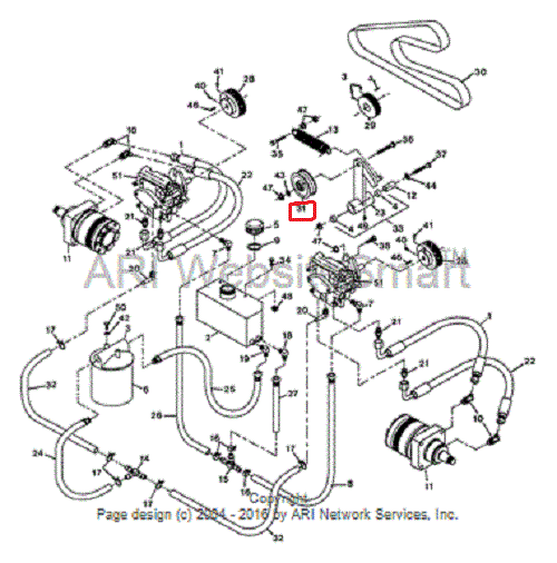 Exmark Zero Turn Mowers Drive Pump Belt Idler - Fits Lazer Z Model - See Diagram - Mower Parts Source - Call Us - 877-262-9175