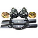Cub Cadet Mower LTX 1040 Deck  Kit Spindles Blades Pulleys Belt  2010-2014