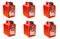 (6) Midwest 1 Gallon Gas Cans