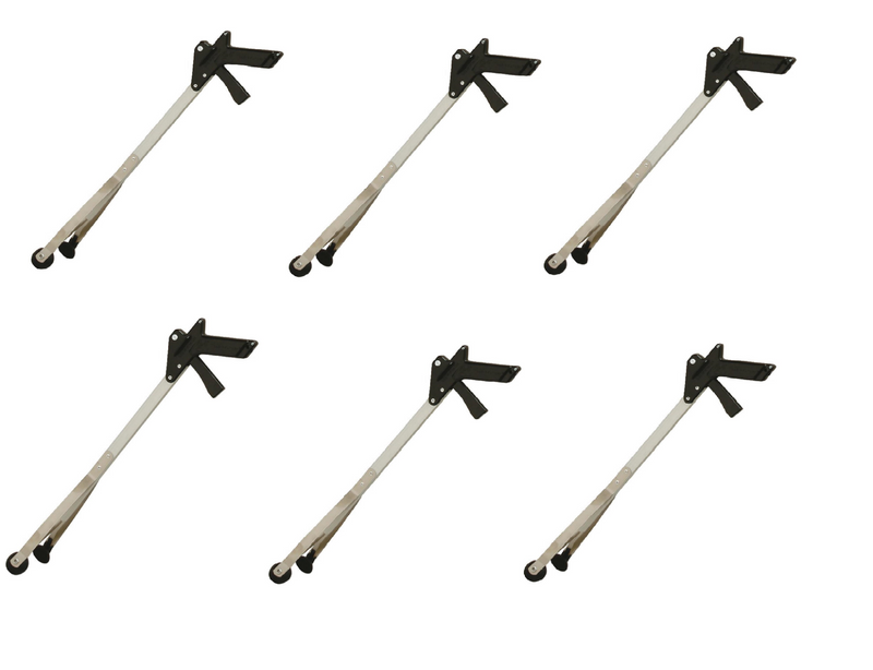 6 Pack New G4 DOT D.O.T Reacher 32" 40'' 48'' Grabber Pick Up Tool Easy Reacher