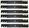 Hustler Zero Turn Mower Deck Mulch Blades - 52'' - Raptor & Raptor Limited - Mower Parts Source - Call Us - 877-262-9175