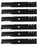 ( 6 pack) Exmark Zero Turn Mower Lazer Z - 60 Deck - Mulch Blades 5/8 hole - Mower Parts Source - Call Us - 877-262-9175