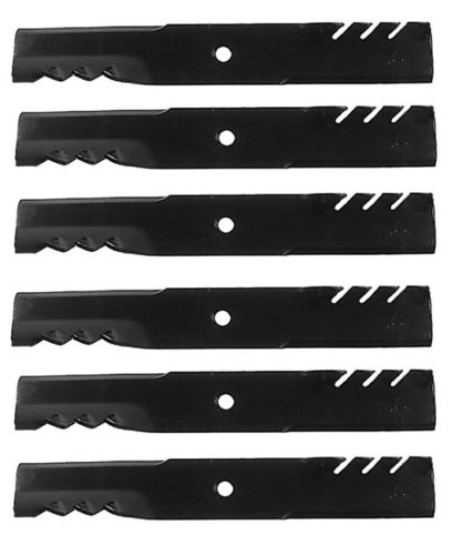 ( 6 pack) Exmark Zero Turn Mower Lazer Z - 60 Deck - Mulch Blades 5/8 hole - Mower Parts Source - Call Us - 877-262-9175